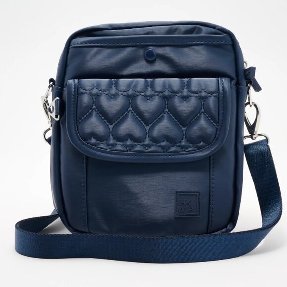 IHKWIP More Love Heart Quilted Crossbody  0240 - Picture 1 of 4
